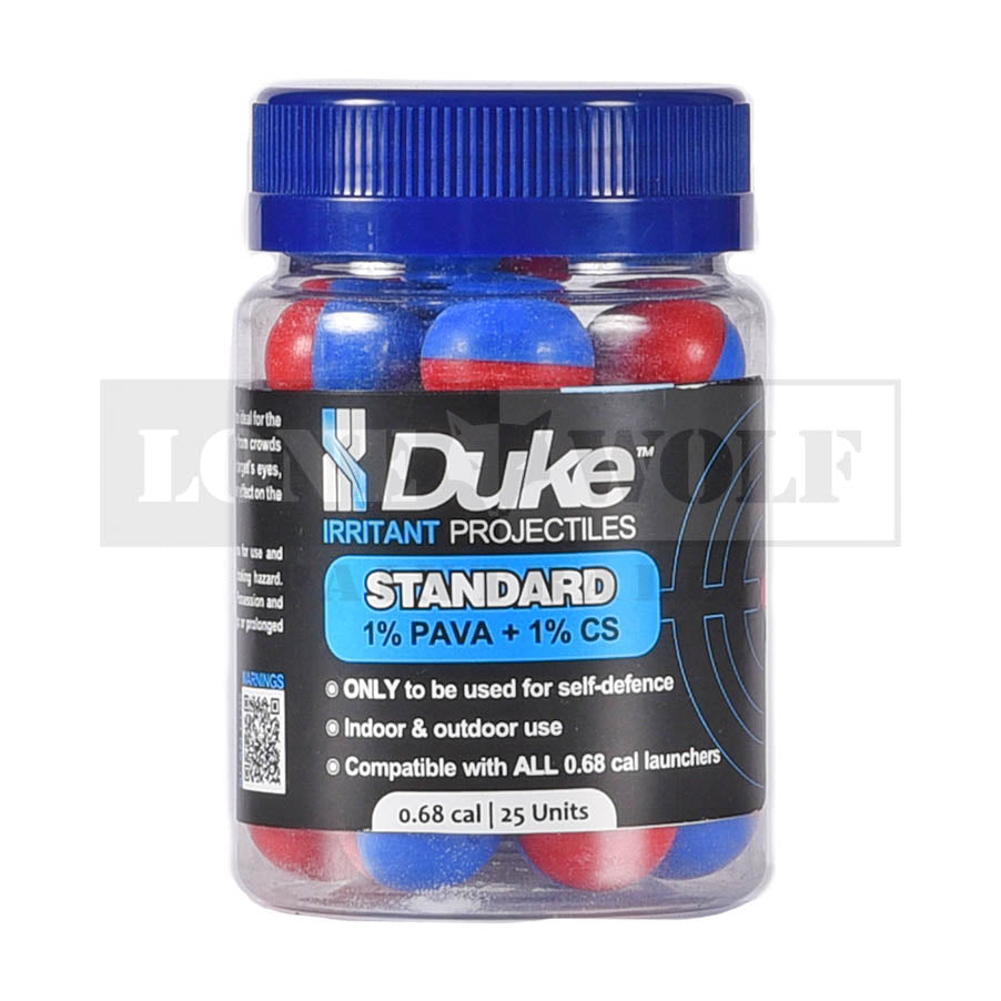 Duke PepperBall Projectiles Standard Irritant .68 Caliber