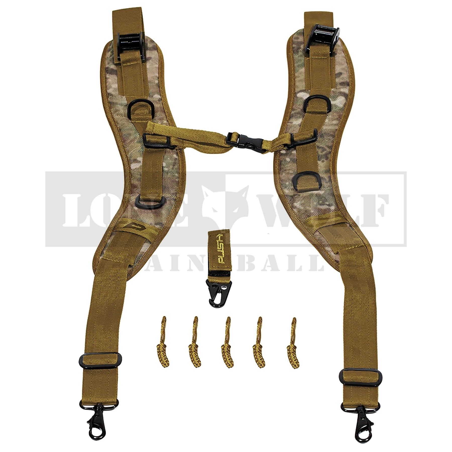 Push Backpack / Gear Bag Strap Kit