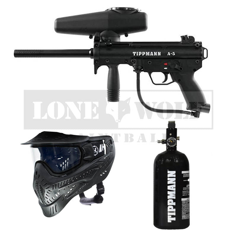 Tippmann A-5 - Beginner Paintball Package