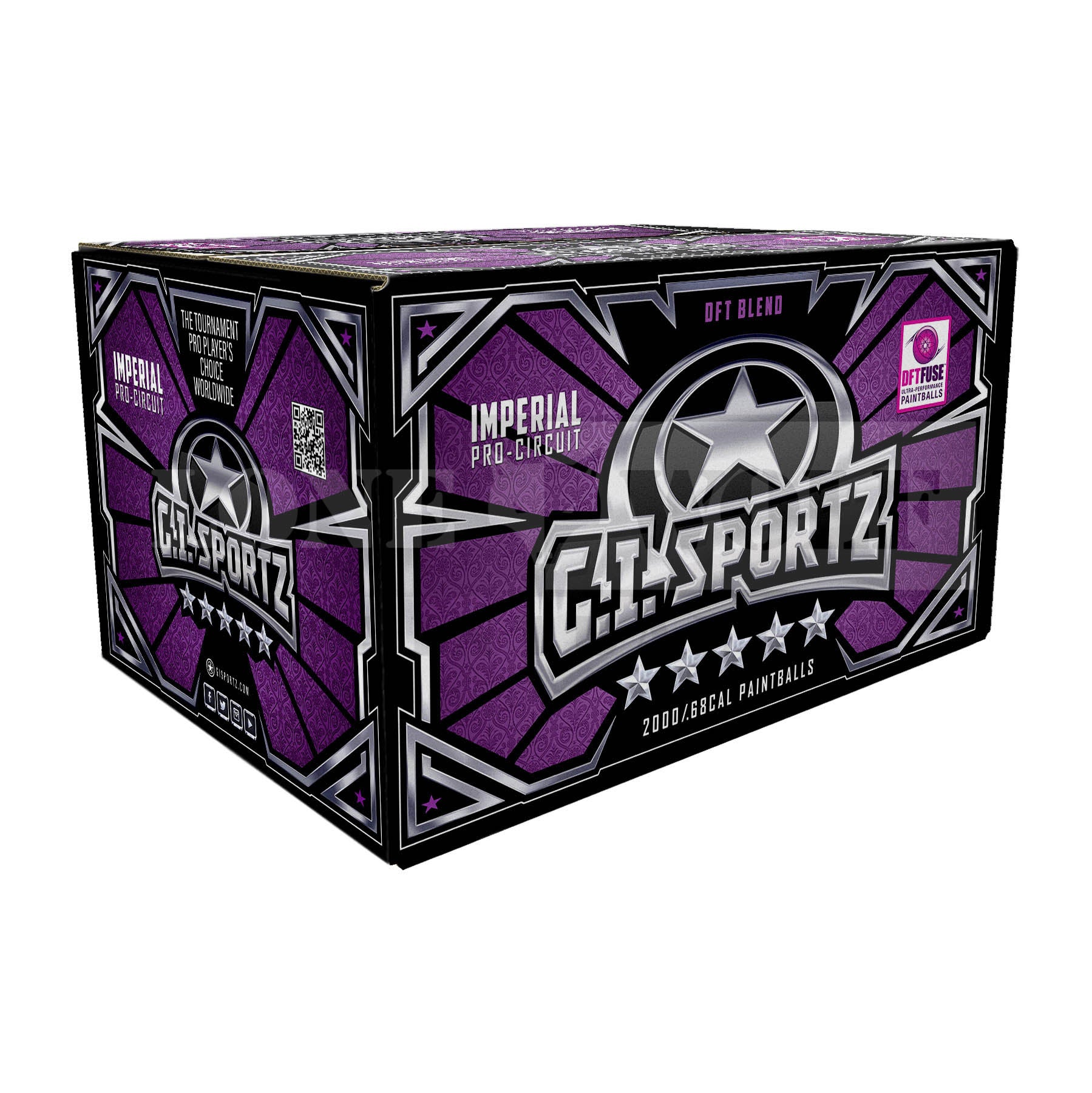 GI Sportz 5 Star Tournament Paintballs (.68 Caliber)