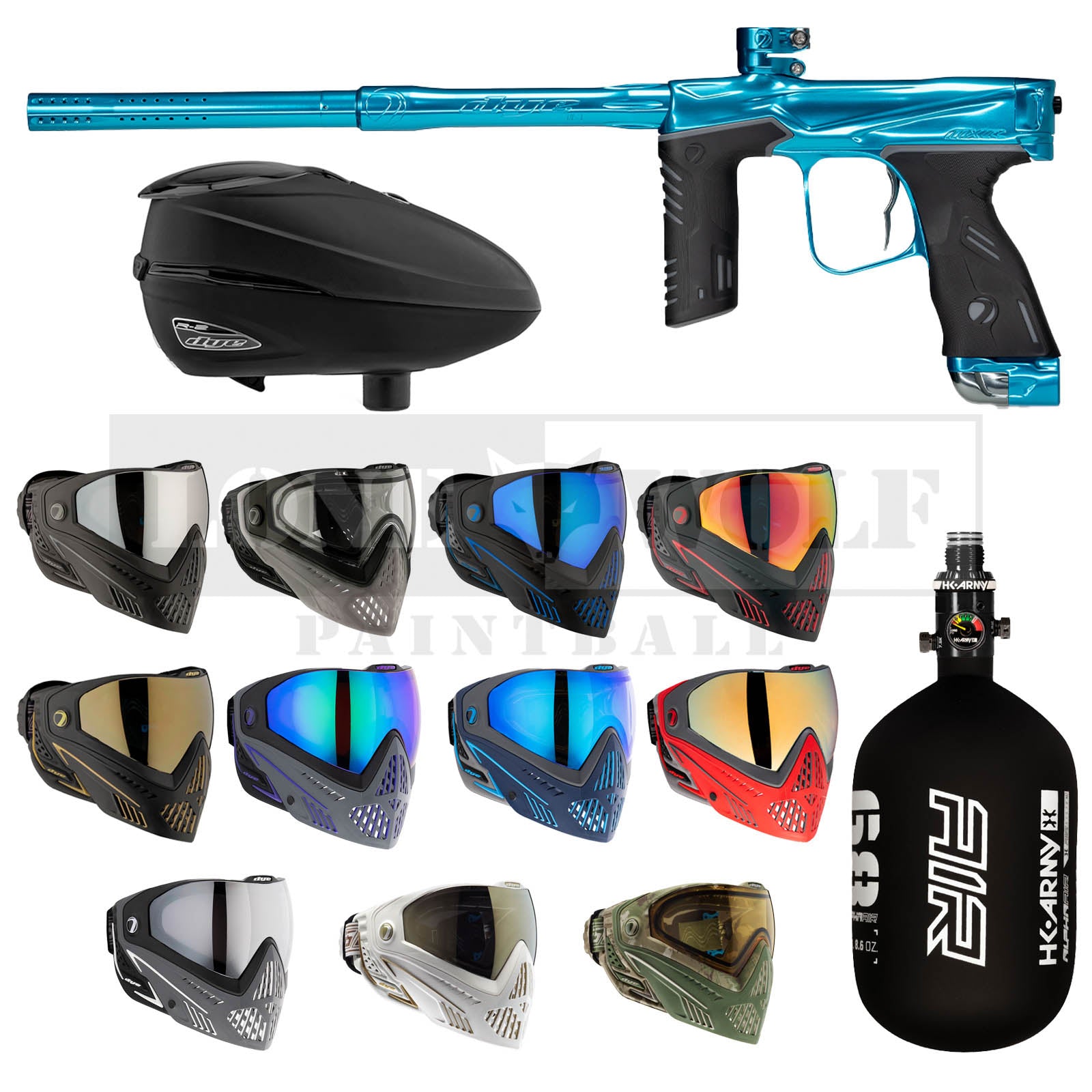 Dye MXR Tournament Paintball Package