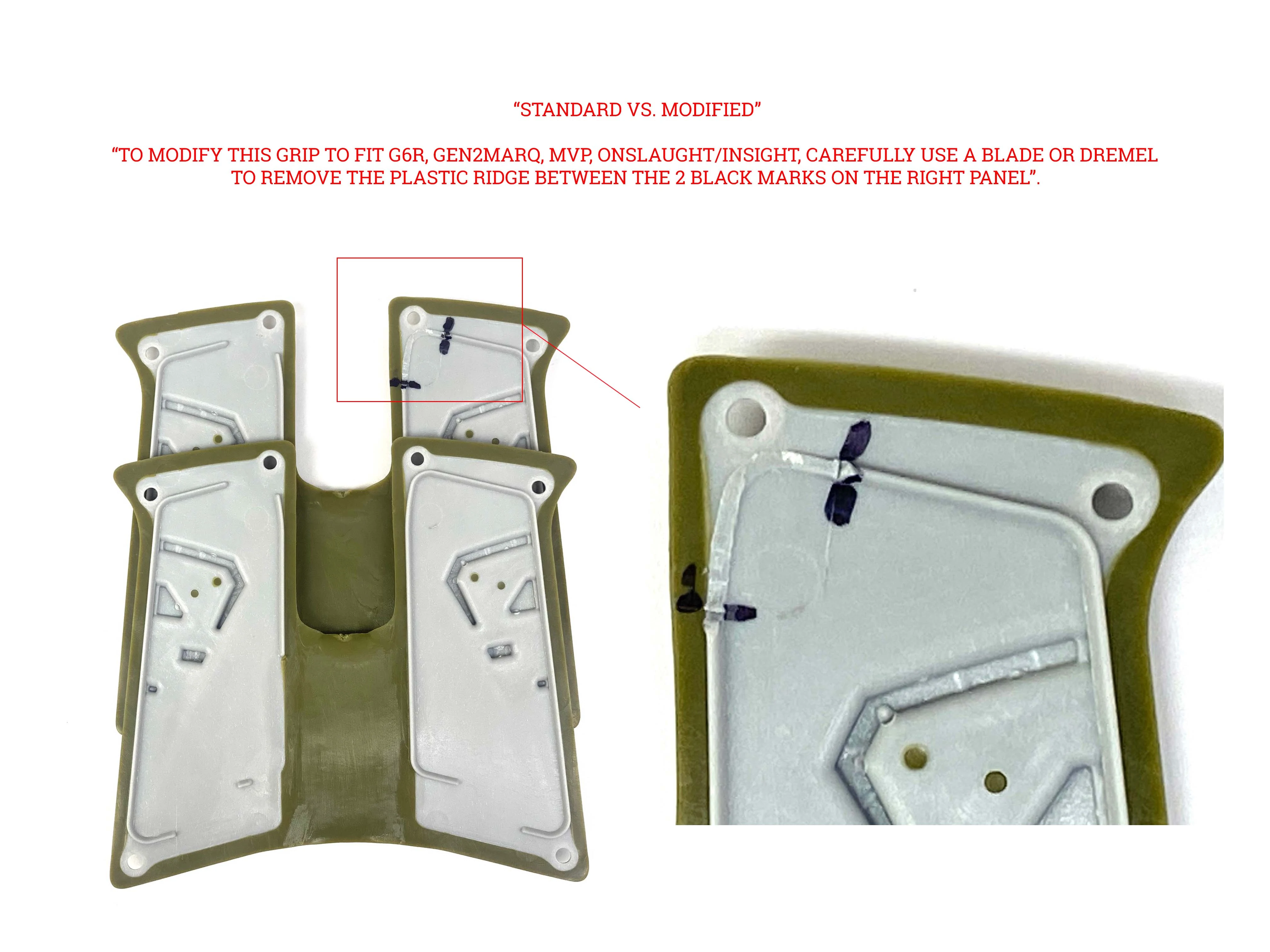 Field One Rubber Grip Panels