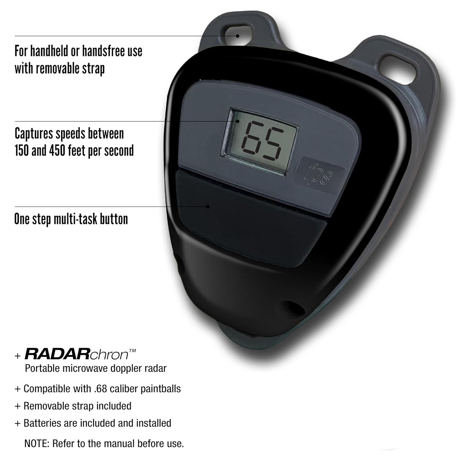 Radarchron Handheld Paintball Chronograph