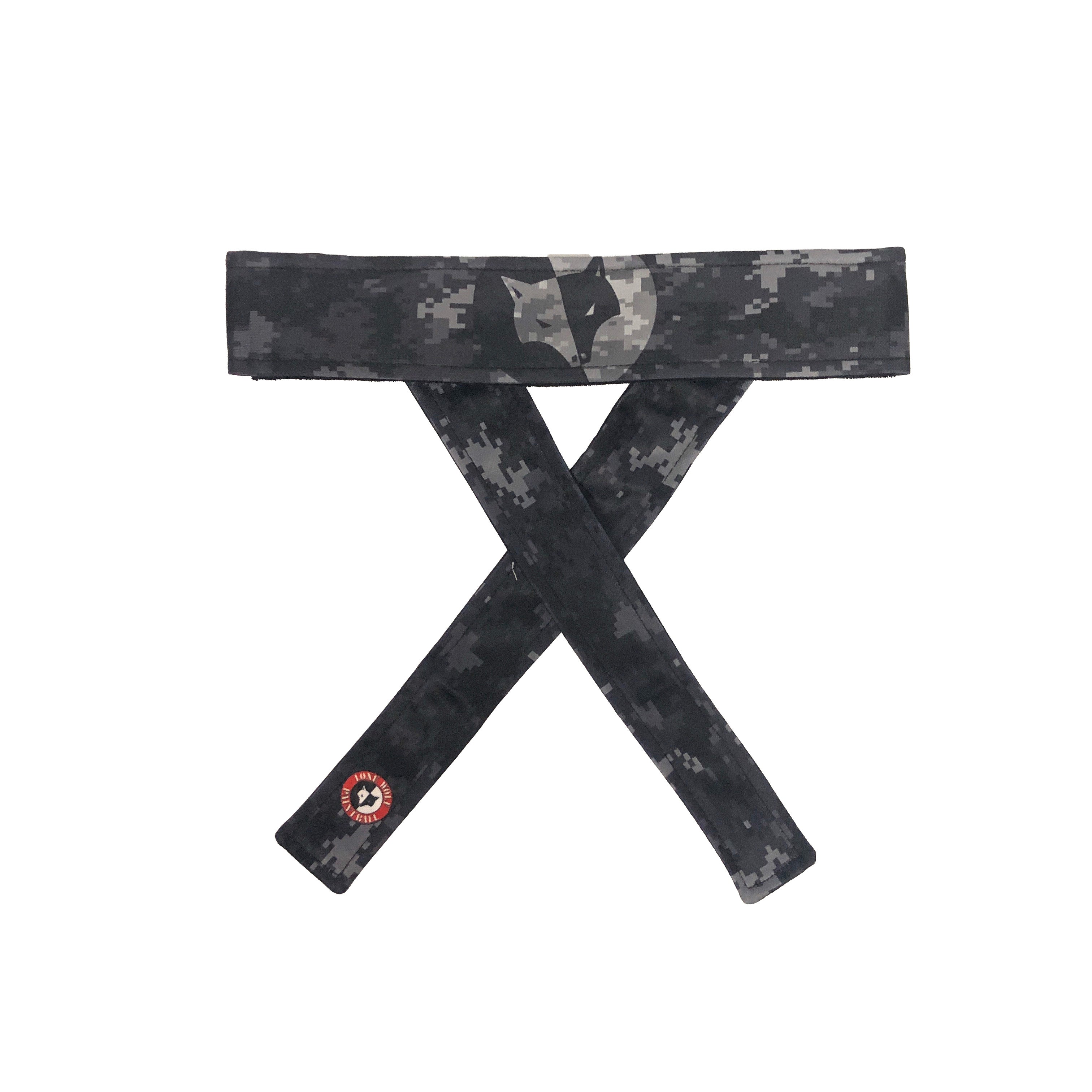 Lone Wolf Headband - Grey Digi Camo